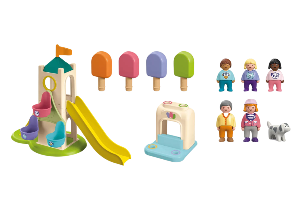 Alternative view of Playmobil 71703 JUNIOR: Adventure Tower with Ice Cream Booth จูเนียร์ หอคอยผจญภัยพร้อมบูธไอศกรีม