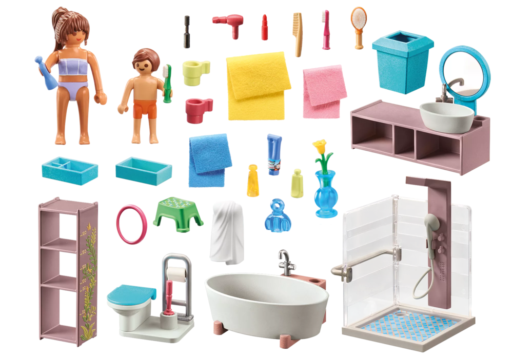 Alternative view of Playmobil 71611 Living House Bathroom ลิฟวิ่งเฮาส์ ห้องน้ำ