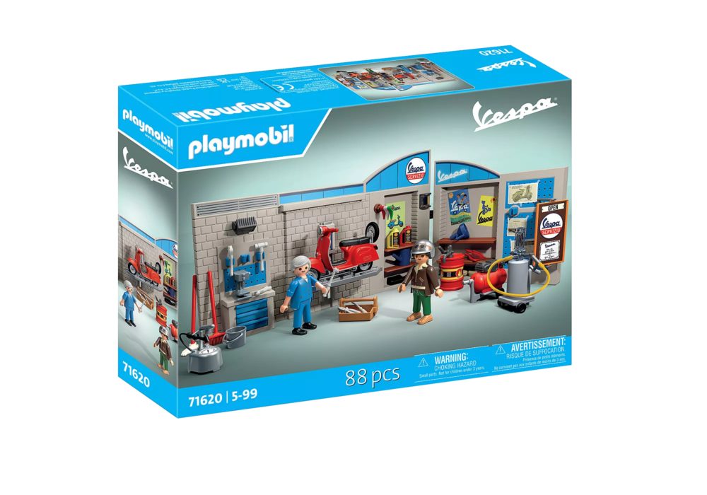 Alternative view of Playmobil 71620 Vespa 60s Vespa Garage เวสป้า เวิร์กช็อปเวสป้า ยุค 60