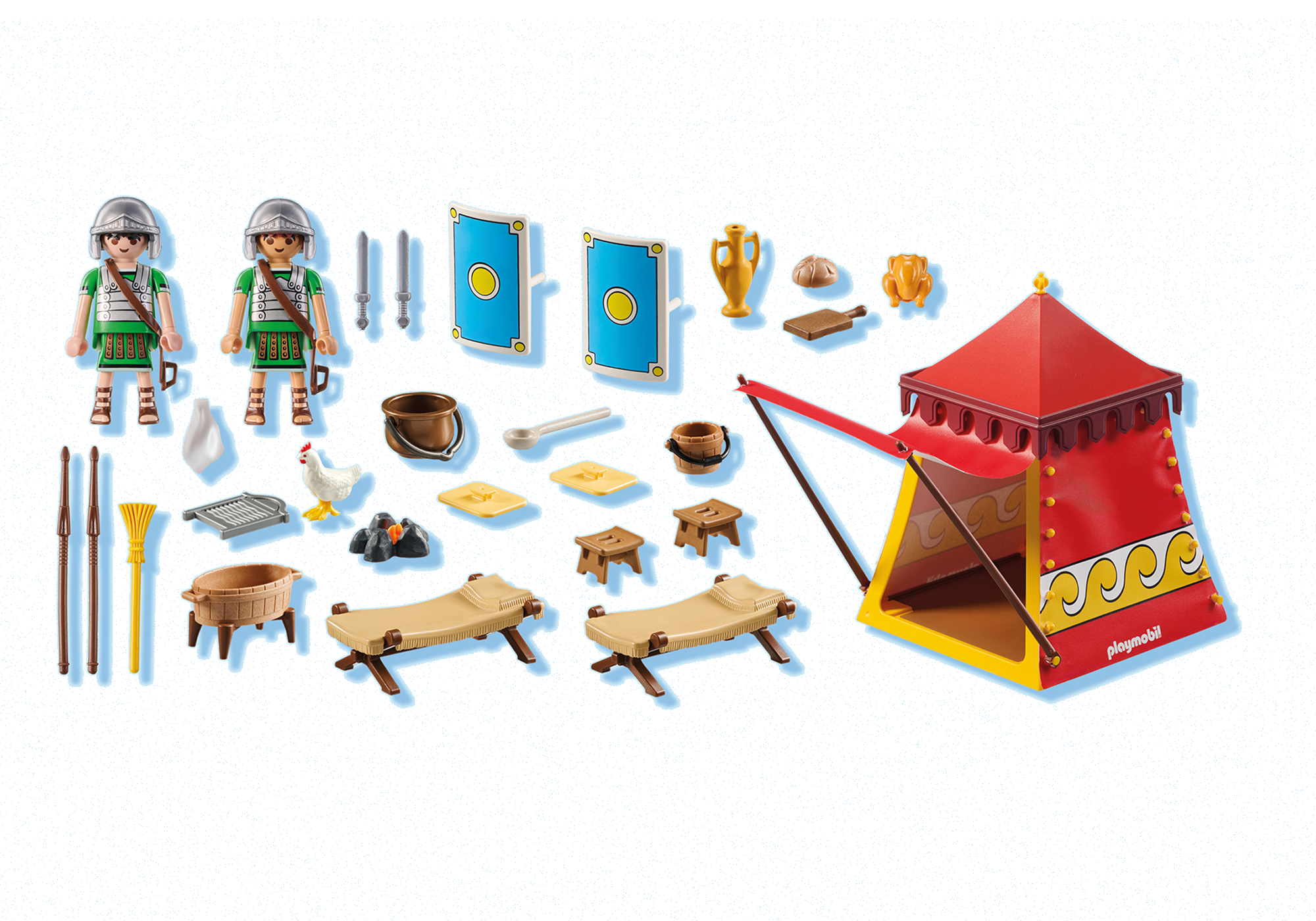 Playmobil 71829 Asterix: Legionnaires tent แอสเทอริกซ์ เต็นท์ทหารโรมัน - Image 2