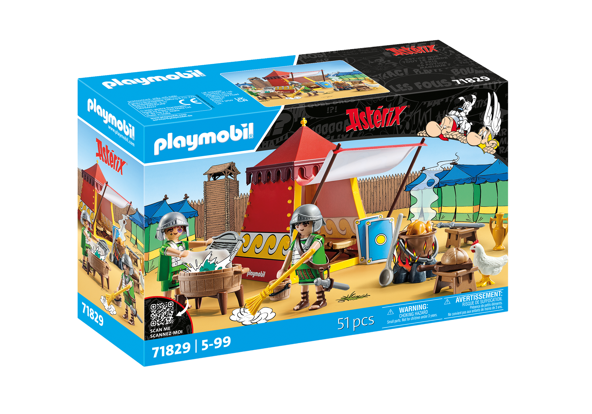 Playmobil 71829 Asterix: Legionnaires tent แอสเทอริกซ์ เต็นท์ทหารโรมัน - Image 3