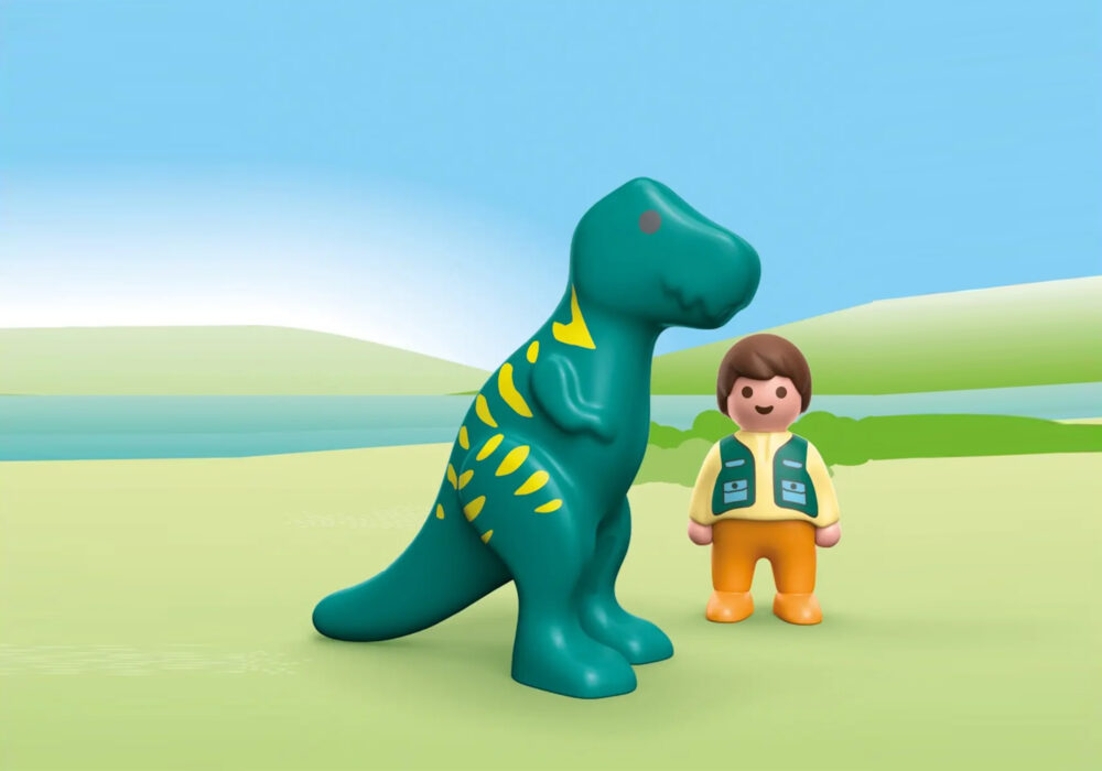 Playmobil 71892 JUNIOR: Dinosaur and Explorer จูเนียร์ นักสำรวจกับไดโนเสาร์