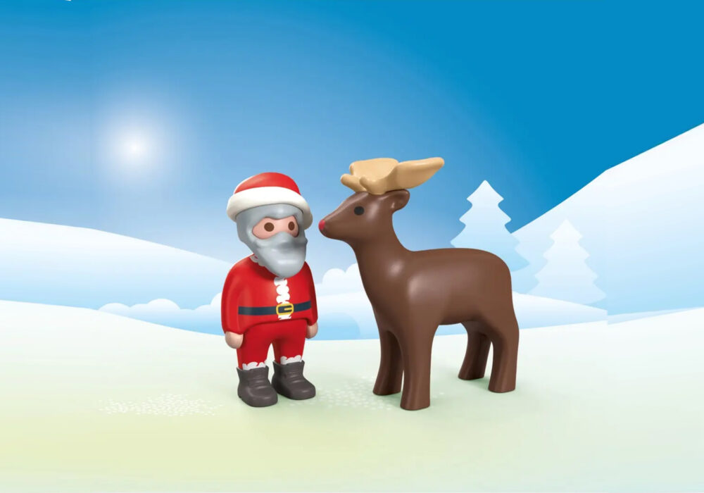 Playmobil 71894 JUNIOR: Santa Claus and Reindeer จูเนียร์ ซานต้าและกวางเรนเดียร์