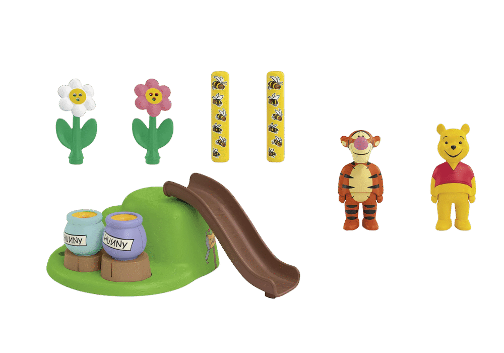 Alternative view of Playmobil 71694 JUNIOR & Disney: Winnie the Pooh's & Tigger's Bee Garden จูเนียร์ & ดิสนีย์ สวนผึ้งของวินนี่และทิกเกอร์