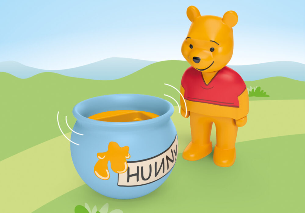 Playmobil 71695 JUNIOR & Disney: Winnie the Pooh's Counter Balance Honey Pot จูเนียร์ & ดิสนีย์ โหลน้ำผึ้งล้มลุกของวินนี่