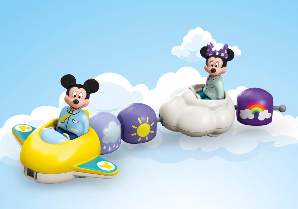 Playmobil 71697 JUNIOR & Disney: Mickey Mouse's & Minnie Mouse's Cloud Ride จูเนียร์ & ดิสนีย์ เที่ยวบินก้อนเมฆของมิกกี้และมินนี่