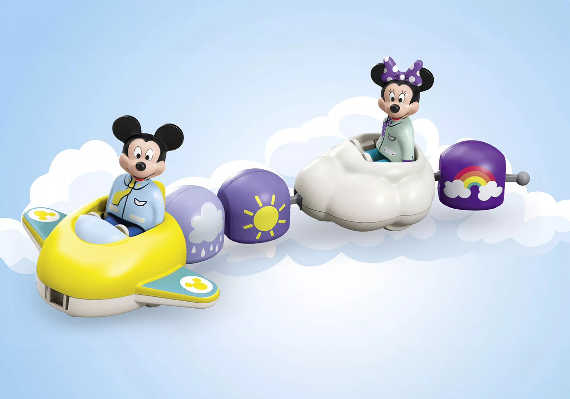 Playmobil 71697 JUNIOR & Disney: Mickey Mouse's & Minnie Mouse's Cloud Ride จูเนียร์ & ดิสนีย์ เที่ยวบินก้อนเมฆของมิกกี้และมินนี่ - Image 5