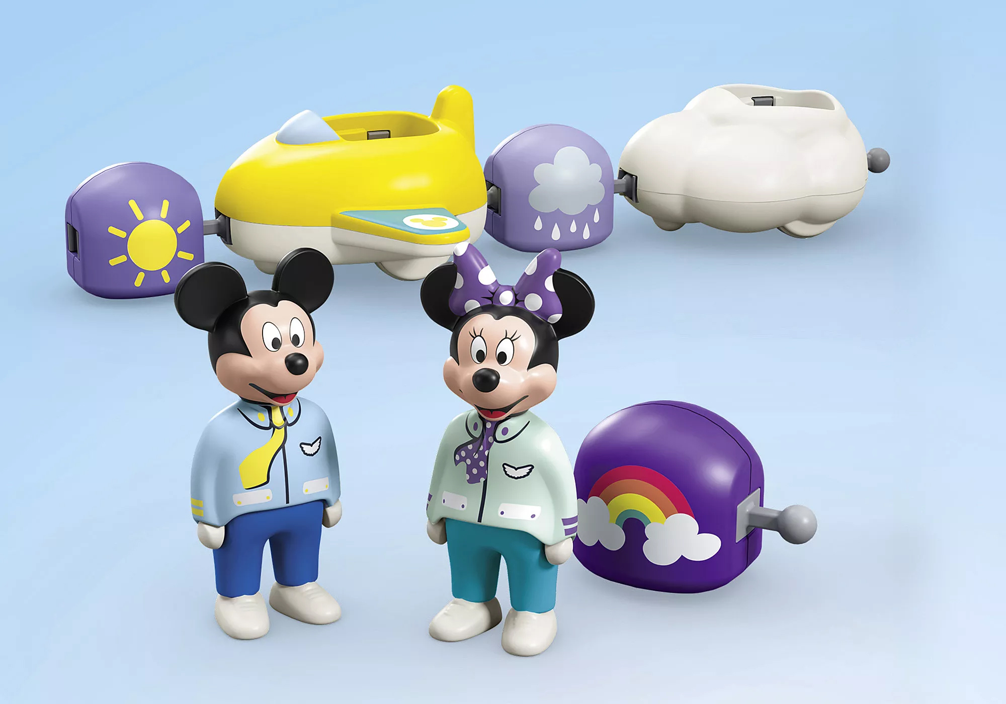Playmobil 71697 JUNIOR & Disney: Mickey Mouse's & Minnie Mouse's Cloud Ride จูเนียร์ & ดิสนีย์ เที่ยวบินก้อนเมฆของมิกกี้และมินนี่ - Image 6