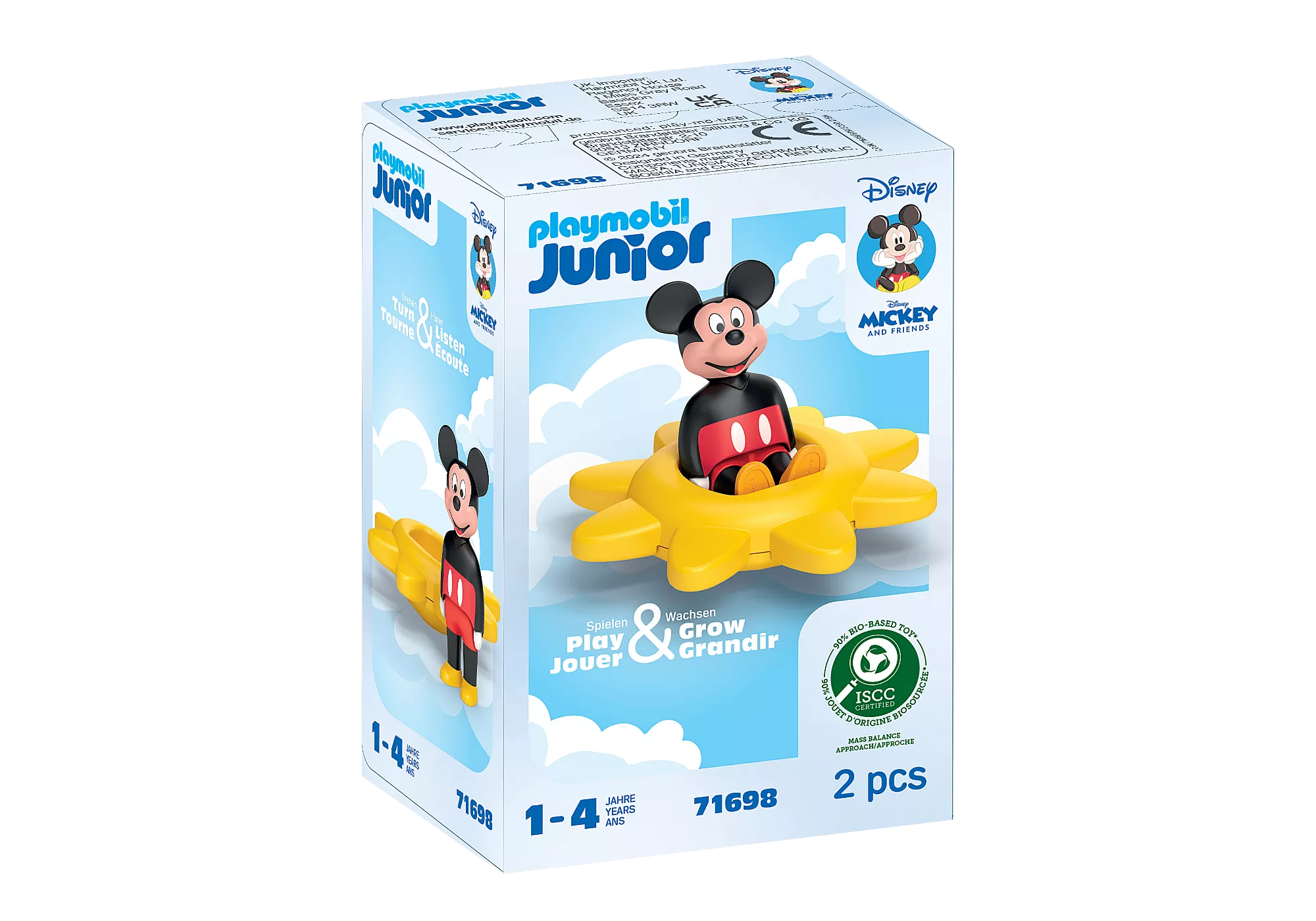 Playmobil 71698 JUNIOR & Disney: Mickey Mouse's Spinning Sun with Rattle Feature จูเนียร์ & ดิสนีย์ พระอาทิตย์หมุนของมิกกี้ - Image 3
