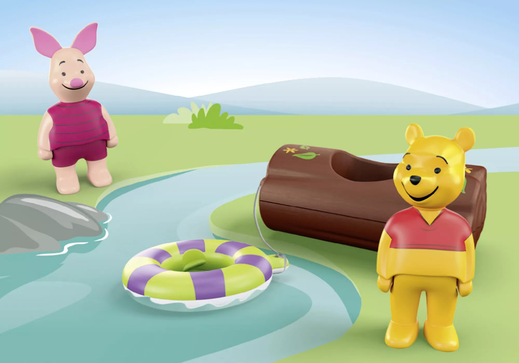 Playmobil 71705 JUNIOR & Disney: Winnie the Pooh's & Piglet's Water Adventure จูเนียร์ & ดิสนีย์ วินนี่และพิกเล็ตล่องเรือ - Image 5