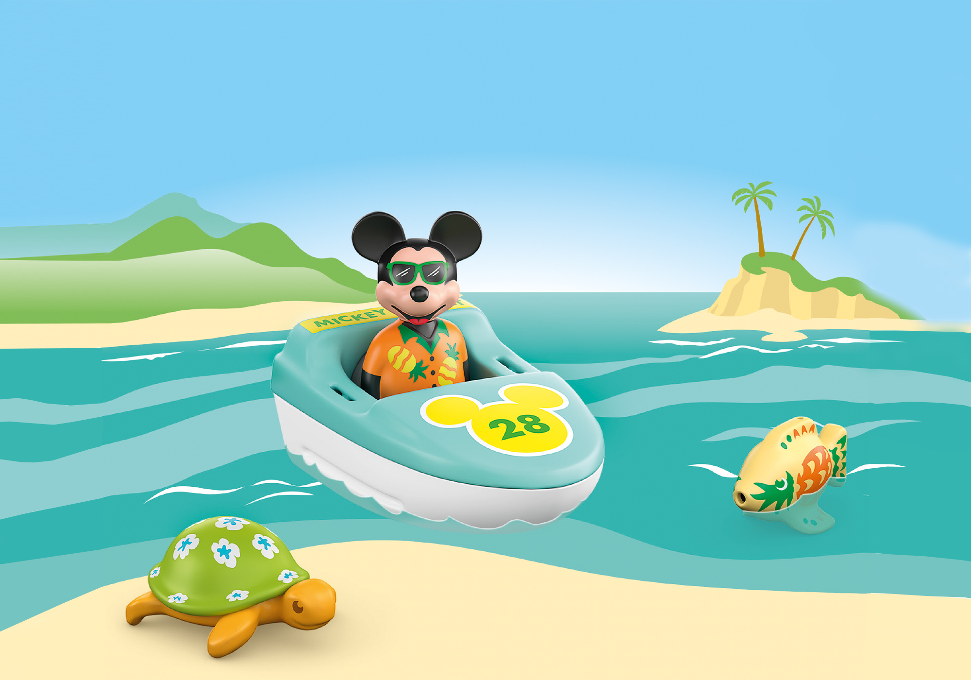 Playmobil 71707 JUNIOR & Disney: Mickey Mouse's Boat Tour จูเนียร์ & ดิสนีย์ มิกกี้ส์โบ๊ททัวร์