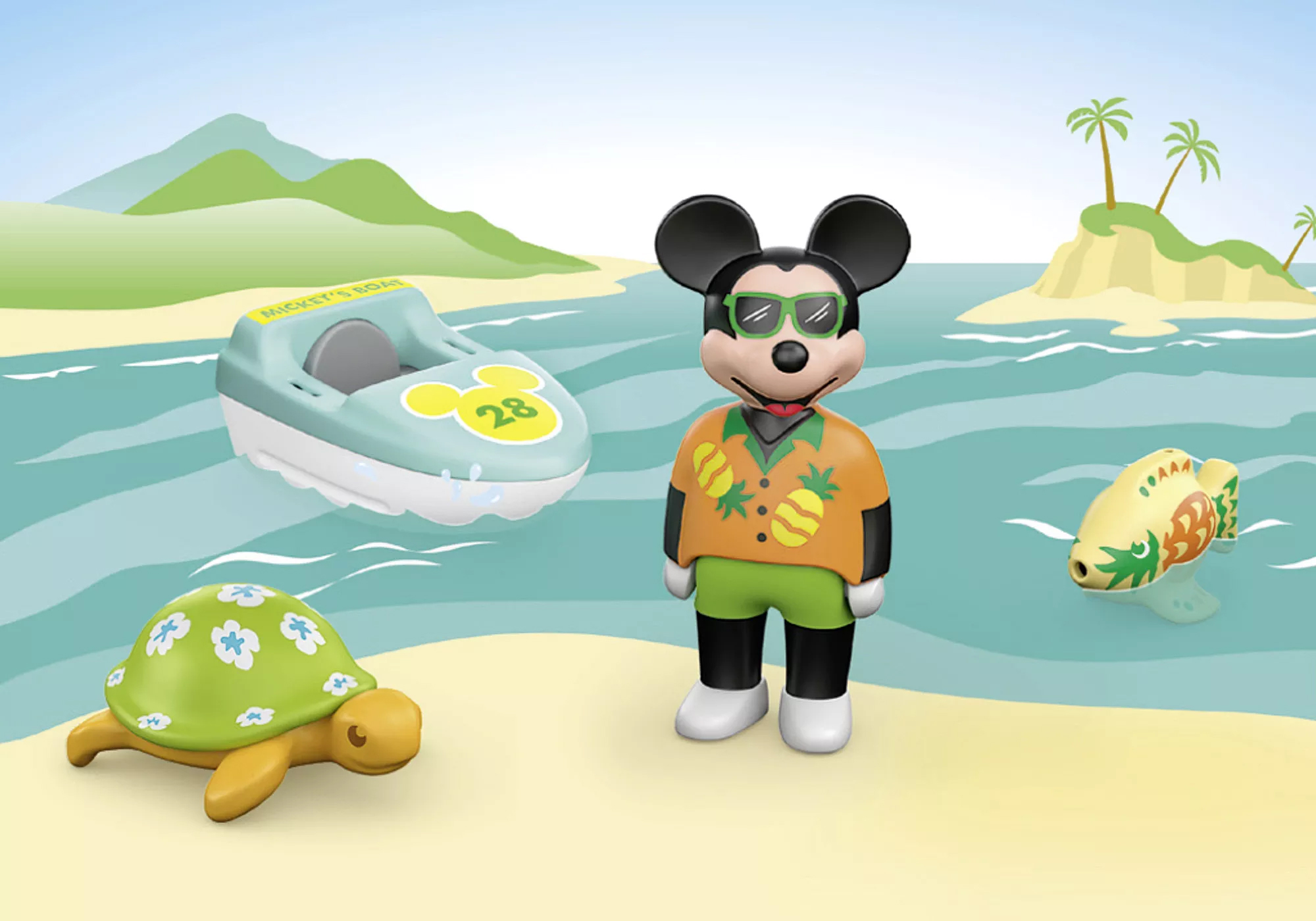 Playmobil 71707 JUNIOR & Disney: Mickey Mouse's Boat Tour จูเนียร์ & ดิสนีย์ มิกกี้ส์โบ๊ททัวร์ - Image 5
