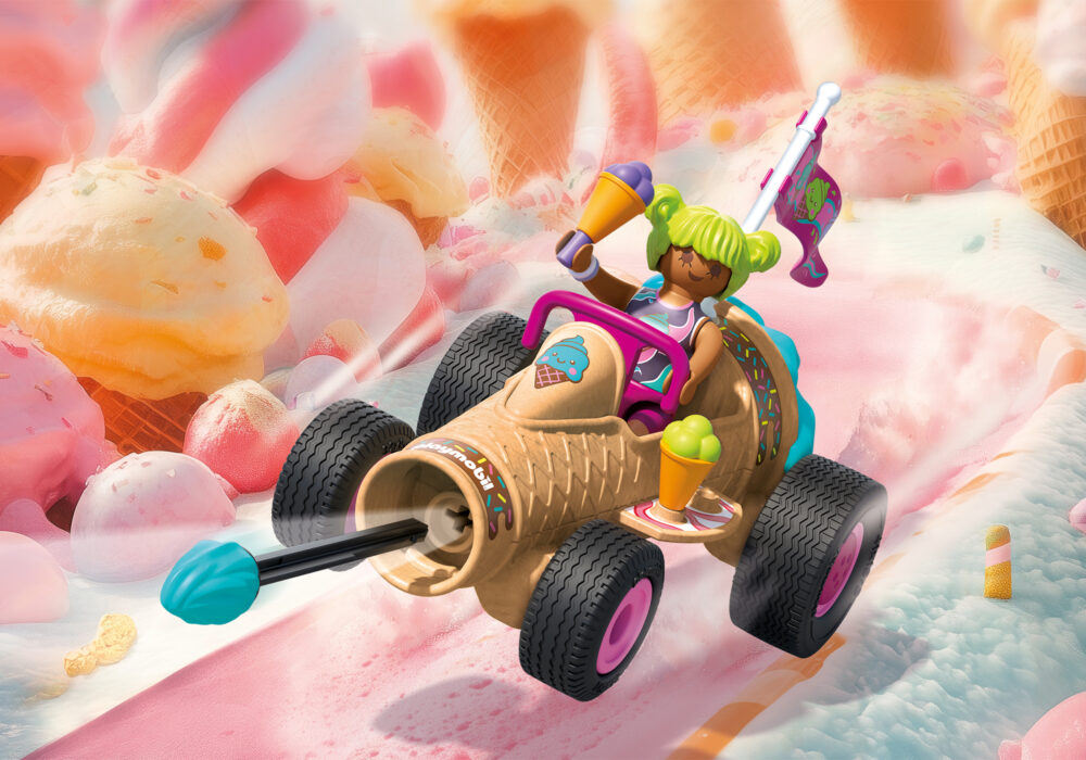 Playmobil 71718 Funstar Racing Ice Cream Cone ฟันสตาร์ เรซซิ่ง รถแข่งไอศกรีมโคน