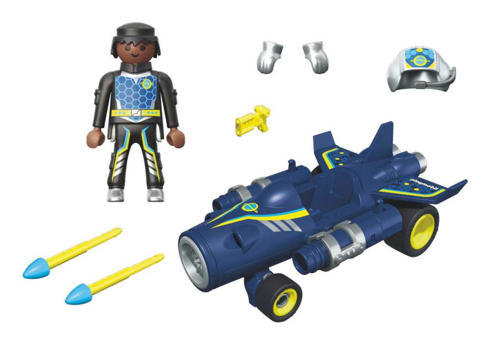 Alternative view of Playmobil 71719 Funstar Racing Space Jet ฟันสตาร์ เรซซิ่ง จรวดอวกาศ