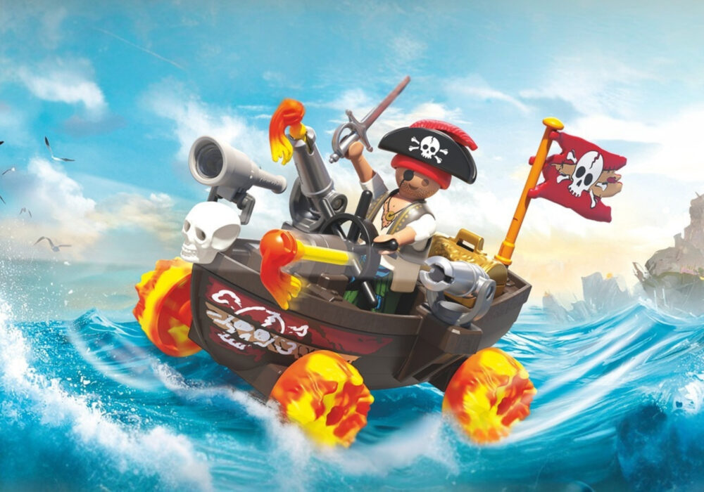 Playmobil 71720 Funstar Racing Pirate Boat ฟันสตาร์ เรซซิ่ง เรือโจรสลัด