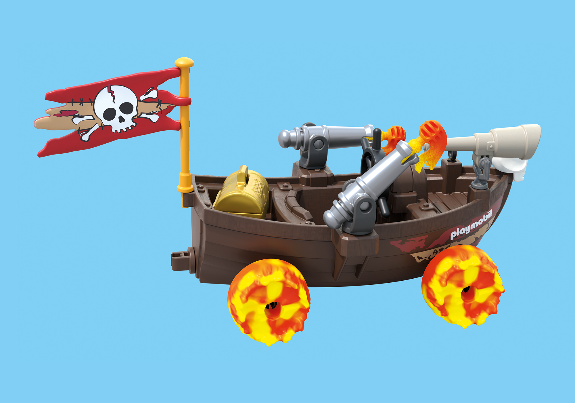 Playmobil 71720 Funstar Racing Pirate Boat ฟันสตาร์ เรซซิ่ง เรือโจรสลัด - Image 4