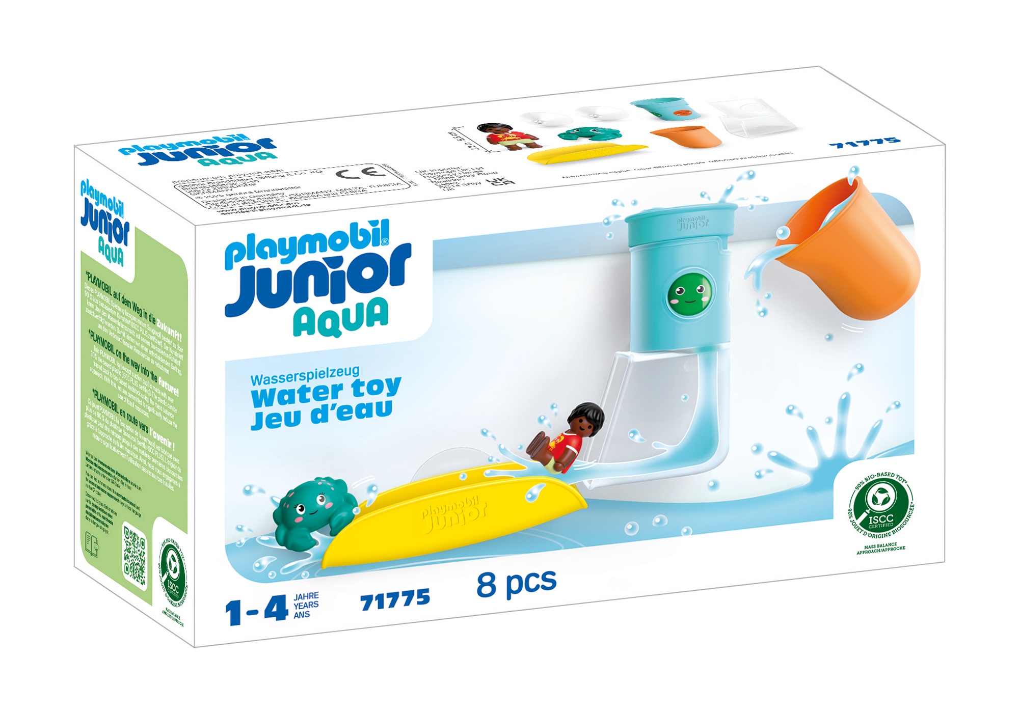 Playmobil 71775 JUNIOR AQUA: Pour and Play Water Tank with Slide จูเนียร์ อควา สไลเดอร์น้ำหรรษากับถังน้ำ - Image 3