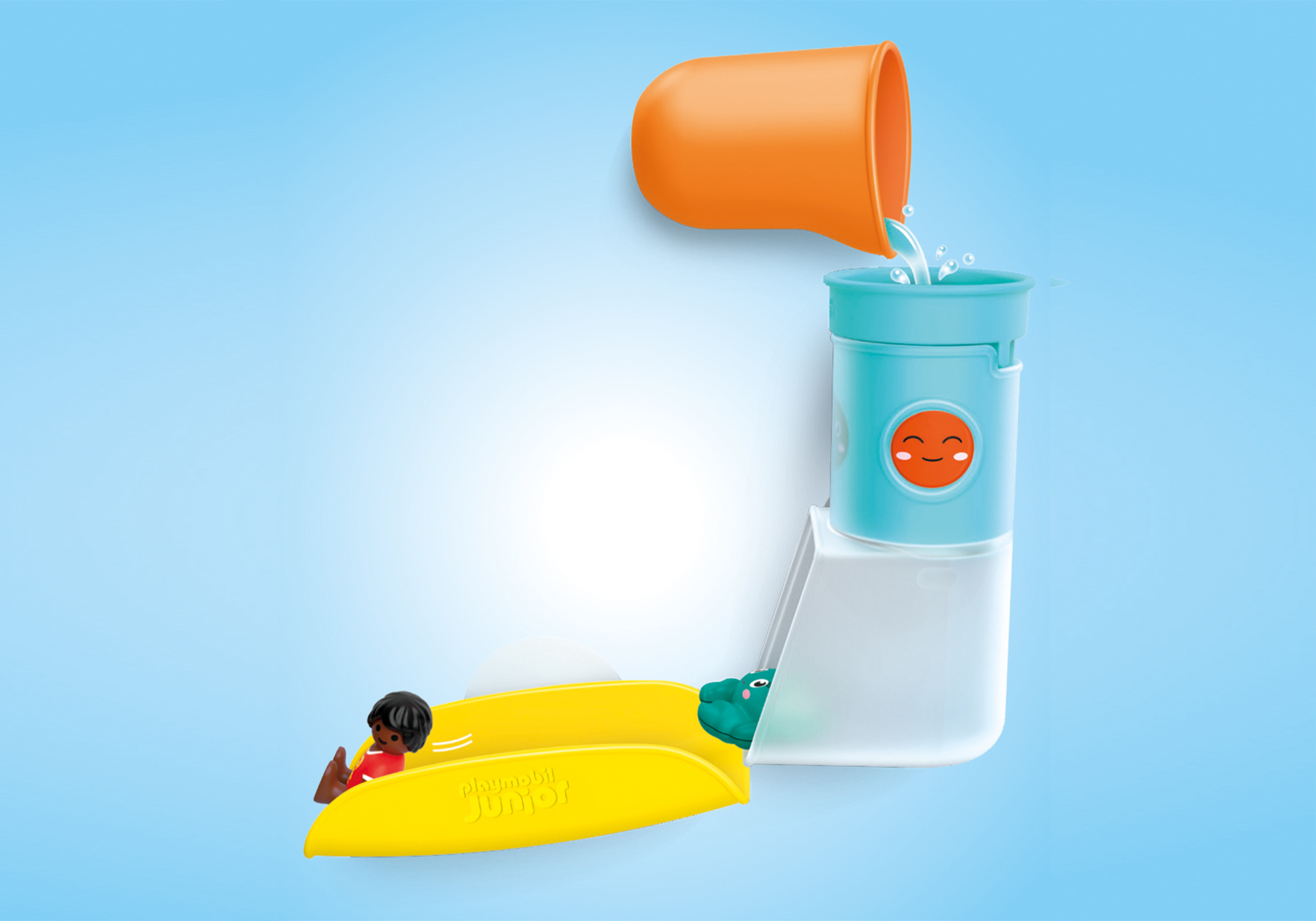 Playmobil 71775 JUNIOR AQUA: Pour and Play Water Tank with Slide จูเนียร์ อควา สไลเดอร์น้ำหรรษากับถังน้ำ - Image 4