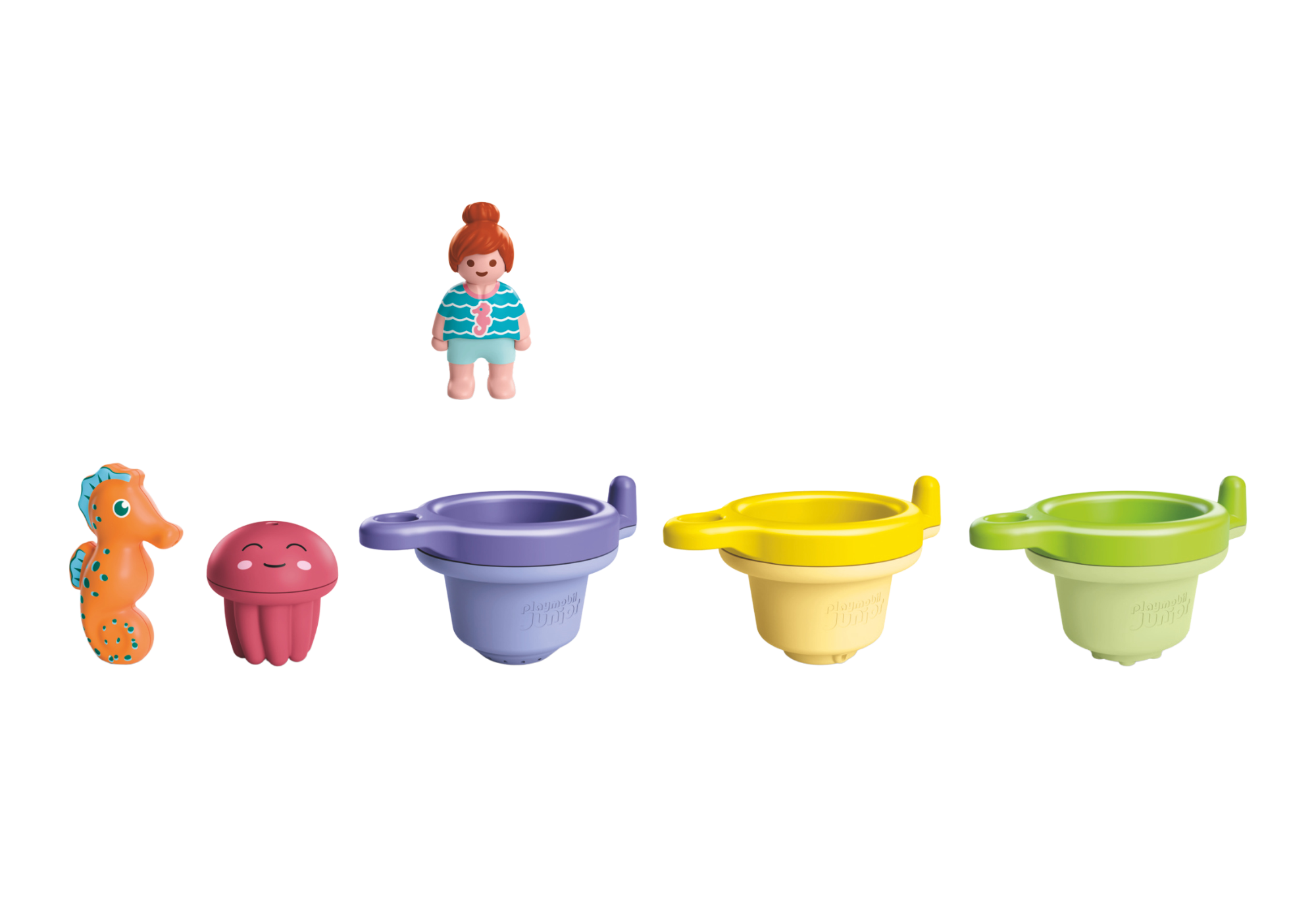 Playmobil 71776 JUNIOR AQUA: Floating Cups with Water Fun จูเนียร์ อควา ถ้วยลอยน้ำและสัตว์น้ำ - Image 2