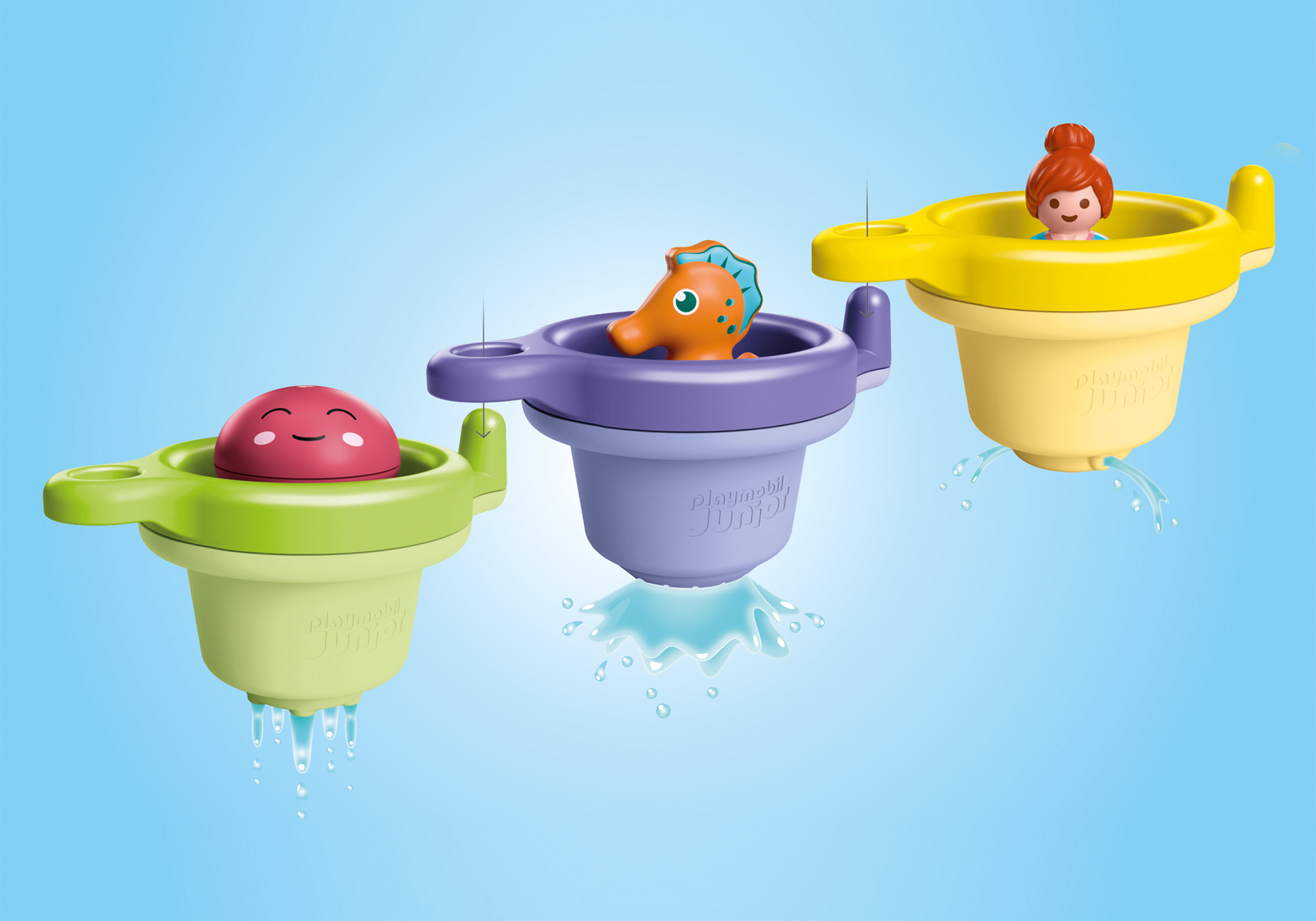 Playmobil 71776 JUNIOR AQUA: Floating Cups with Water Fun จูเนียร์ อควา ถ้วยลอยน้ำและสัตว์น้ำ - Image 5