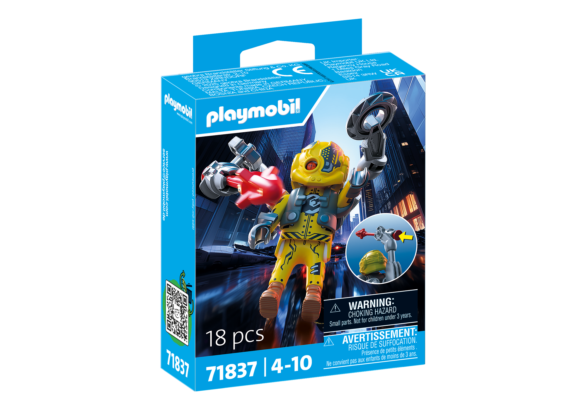 Playmobil 71837 PM Heroes Robot Hero ฮีโร่ โรบอทฮีโร่ - Image 3