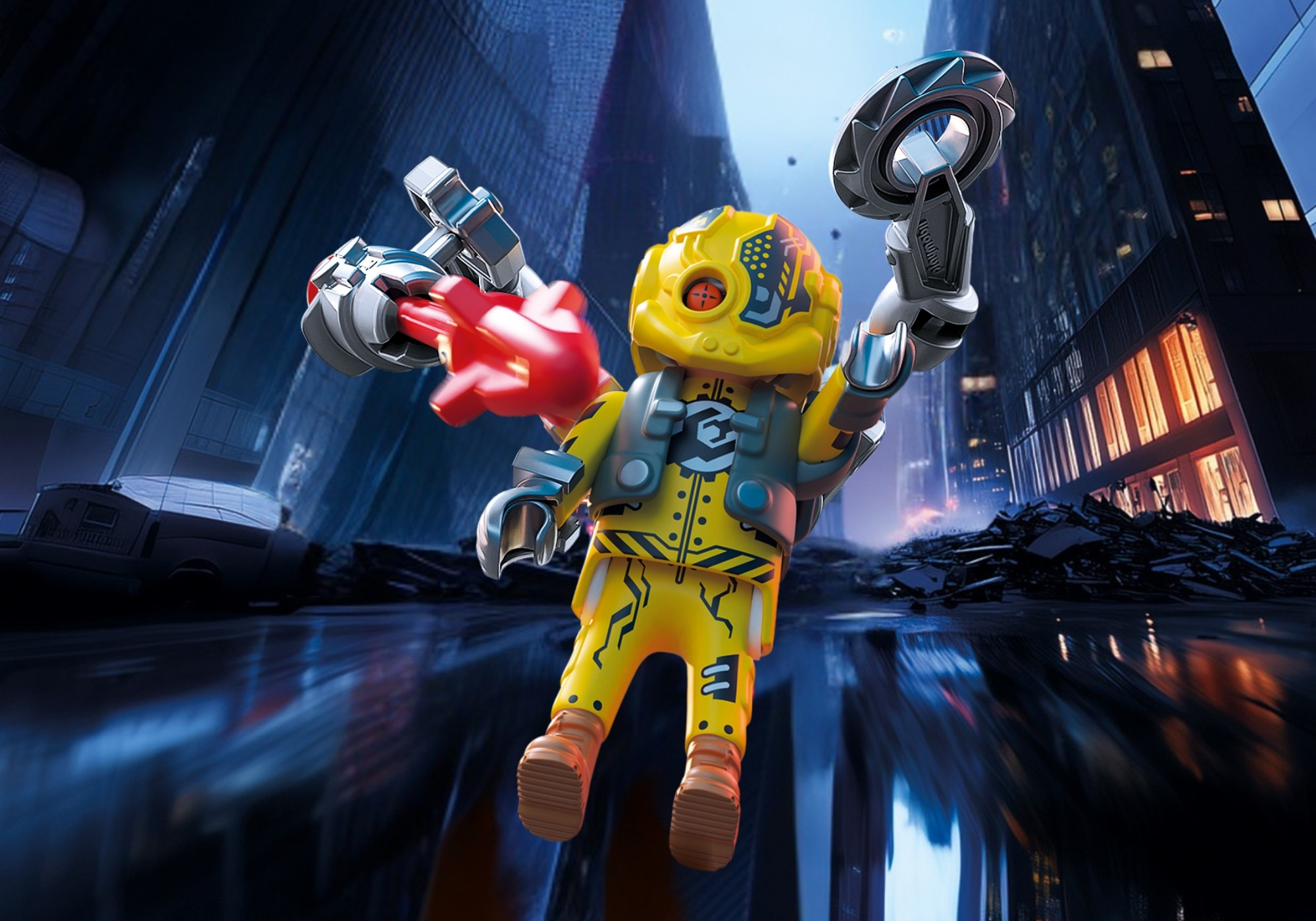 Playmobil 71837 PM Heroes Robot Hero ฮีโร่ โรบอทฮีโร่