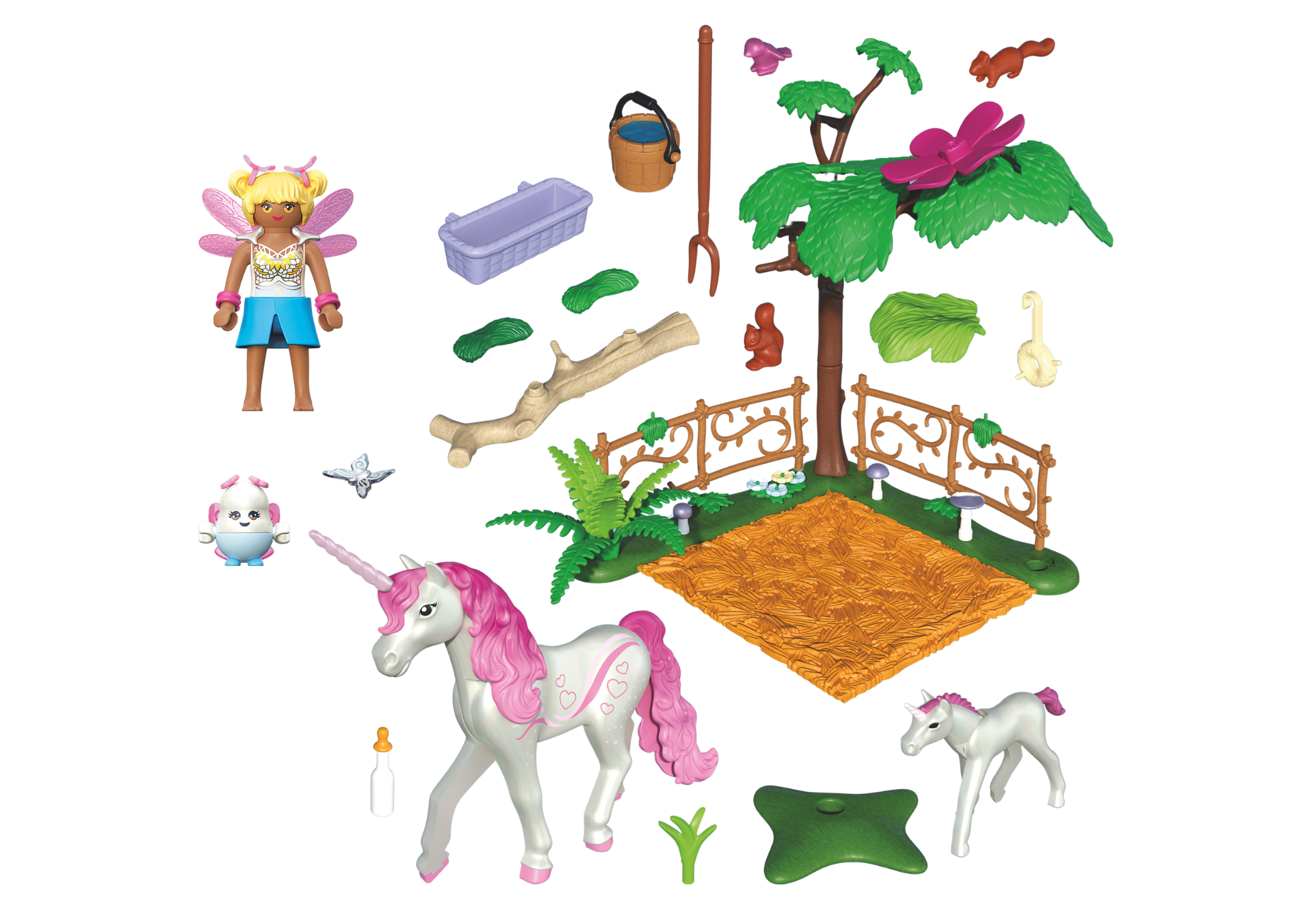 Playmobil 71839 Magical Unicorn Stable for Mother and Foal ยูนิคอร์นแฟนตาซี บ้านวิเศษของแม่ลูกยูนิคอร์น - Image 2
