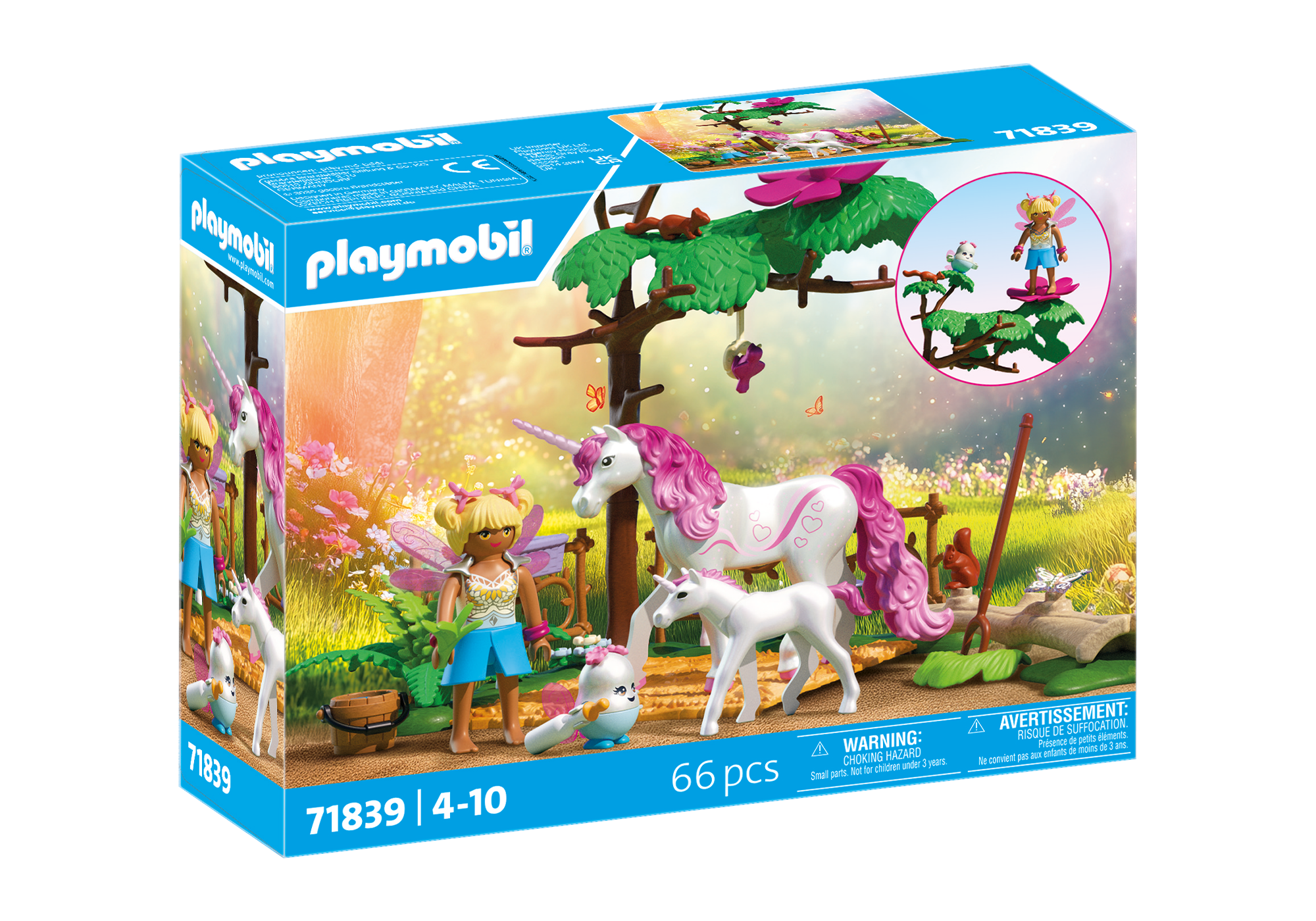 Playmobil 71839 Magical Unicorn Stable for Mother and Foal ยูนิคอร์นแฟนตาซี บ้านวิเศษของแม่ลูกยูนิคอร์น - Image 3
