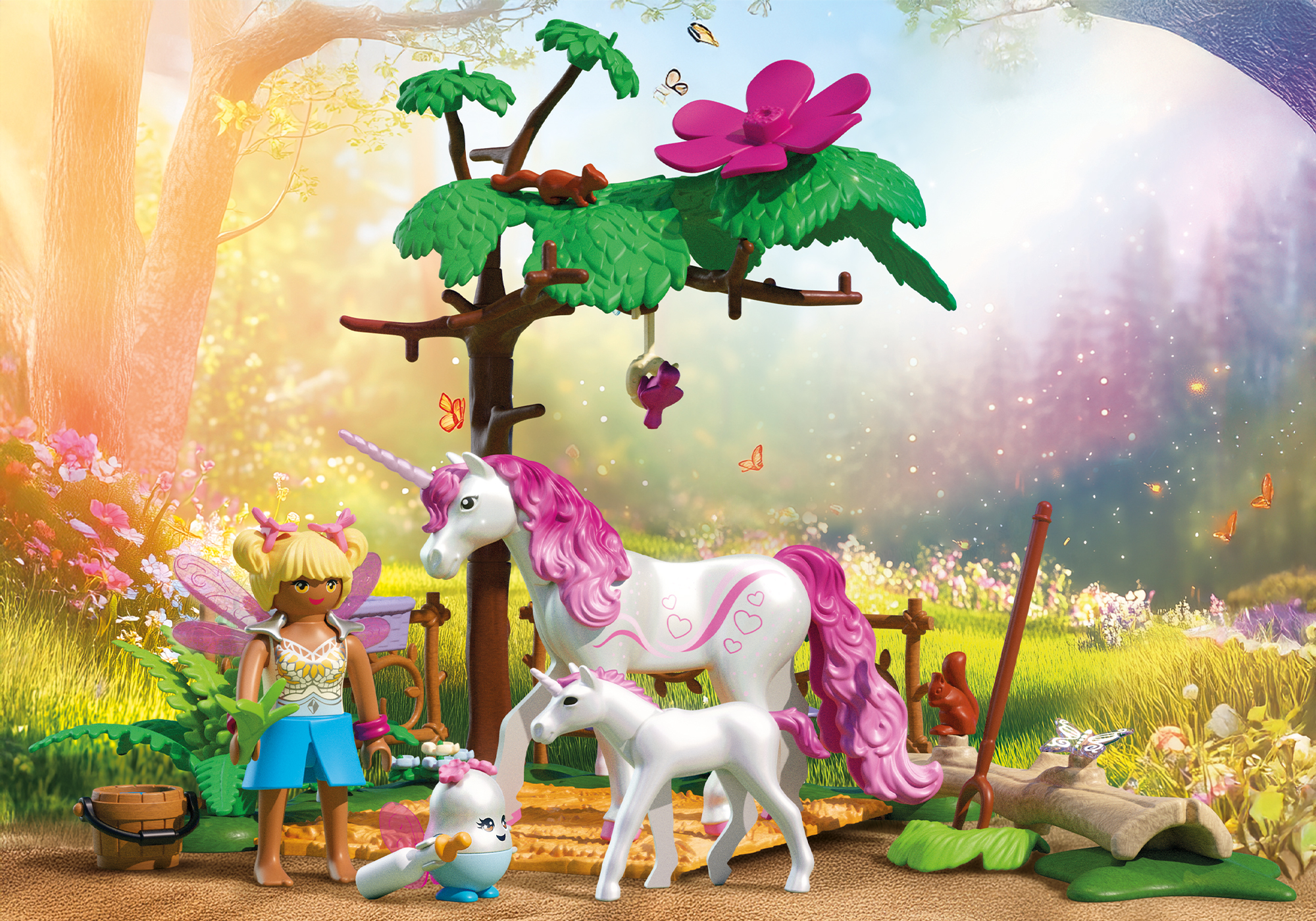 Playmobil 71839 Magical Unicorn Stable for Mother and Foal ยูนิคอร์นแฟนตาซี บ้านวิเศษของแม่ลูกยูนิคอร์น