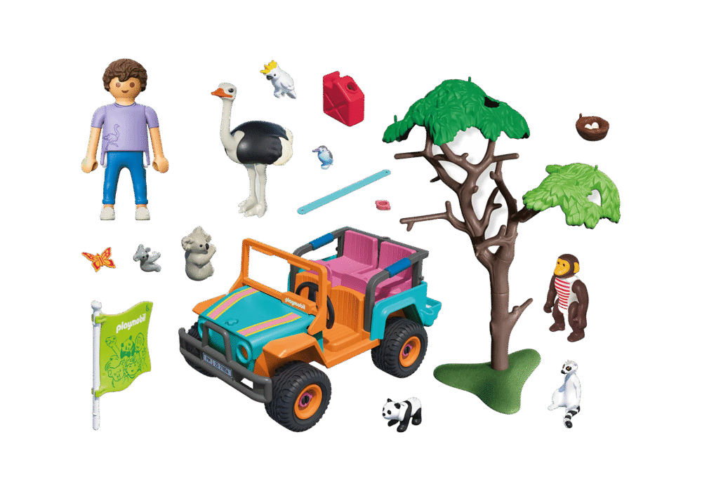 Alternative view of Playmobil 71854 Animals & Friends Colorful Off-road vehicle เหล่าสัตว์เพื่อนซี้ รถลุยป่าหลากสี