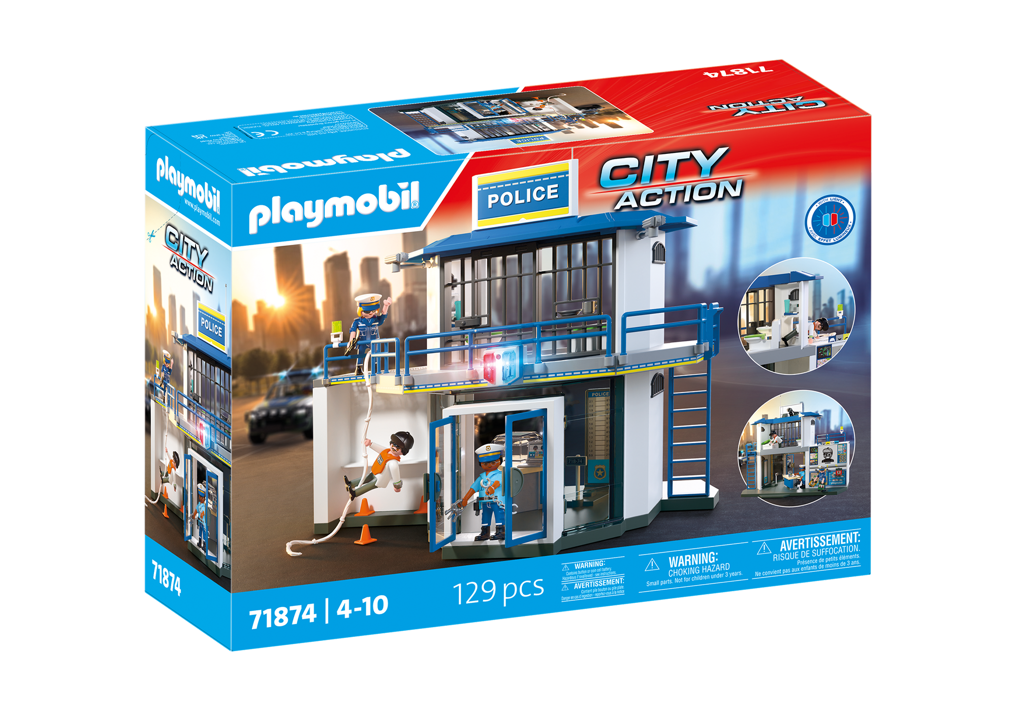 Playmobil 71874 Police Station with Investigation Room ตำรวจ สถานีตำรวจพร้อมห้องสืบสวน - Image 3