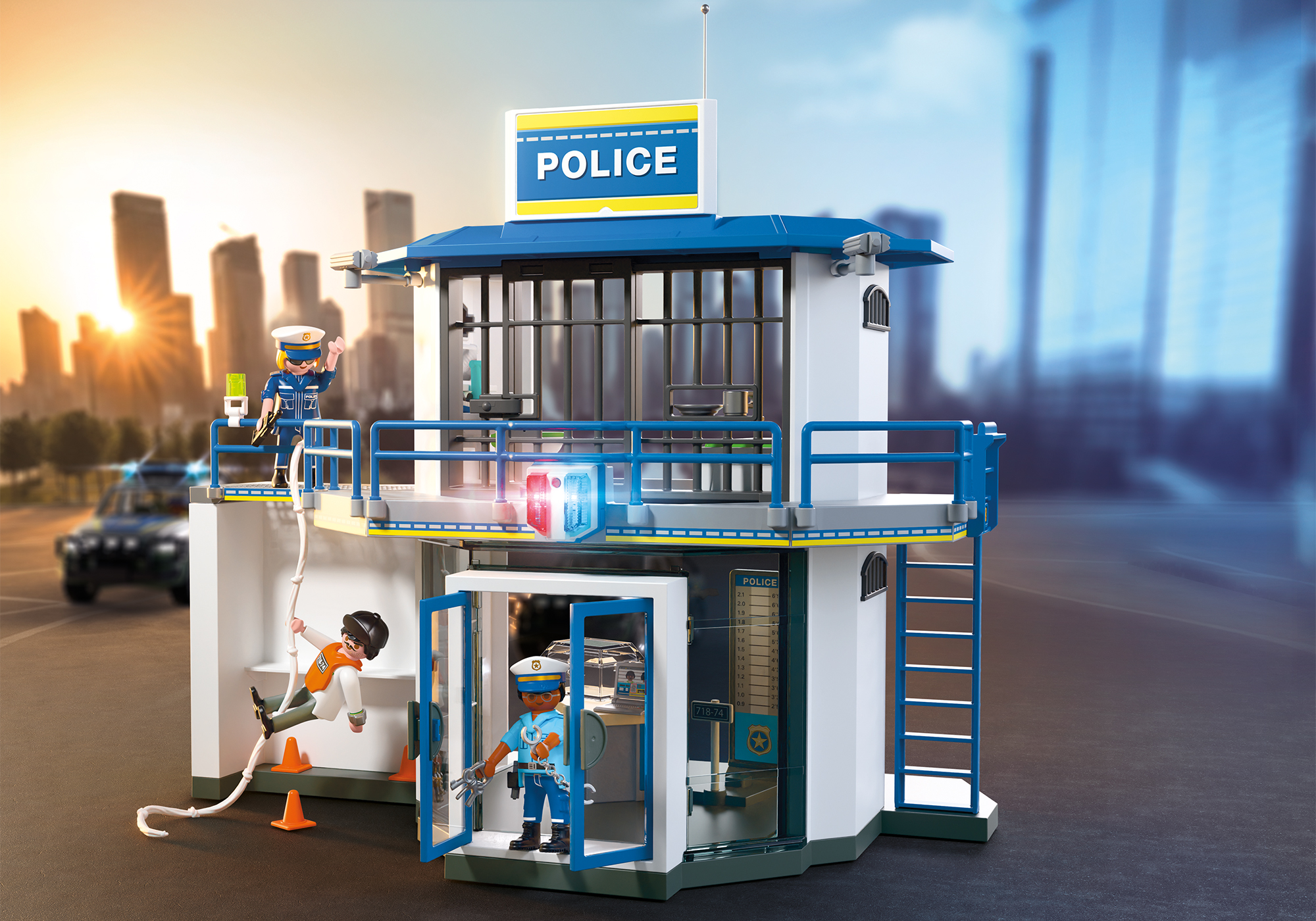 Playmobil 71874 Police Station with Investigation Room ตำรวจ สถานีตำรวจพร้อมห้องสืบสวน