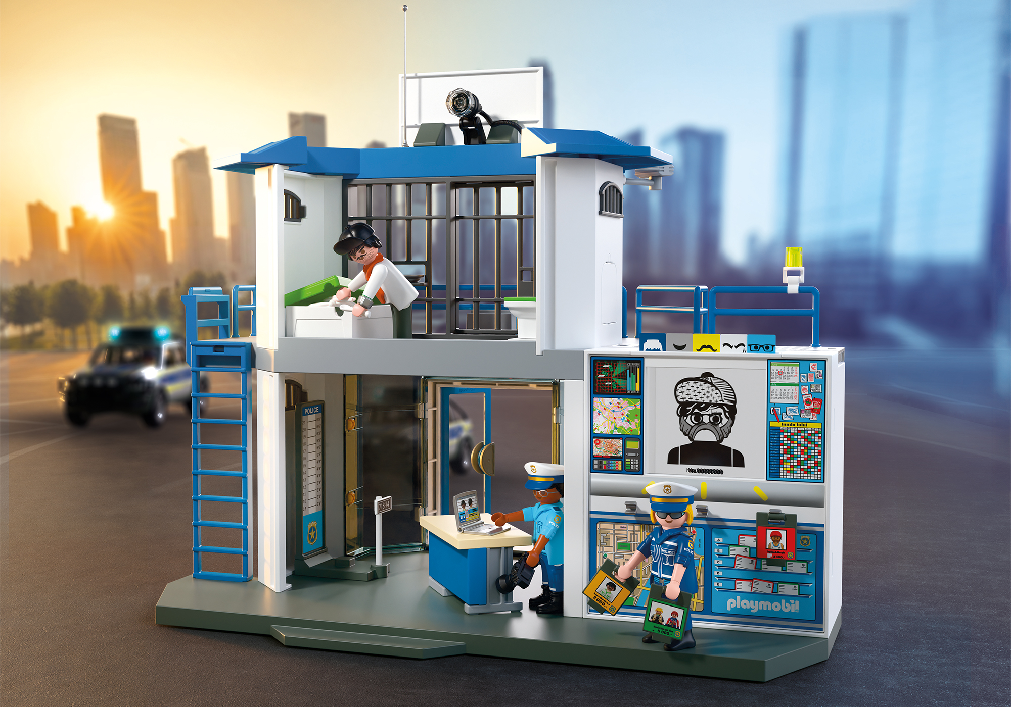 Playmobil 71874 Police Station with Investigation Room ตำรวจ สถานีตำรวจพร้อมห้องสืบสวน - Image 4