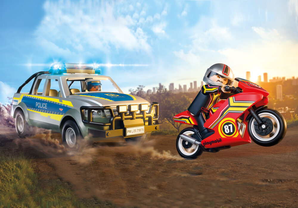 Playmobil 71875 Police Chase with Pick-Up Truck ตำรวจ ภารกิจไล่ล่ากับรถกระบะตำรวจ