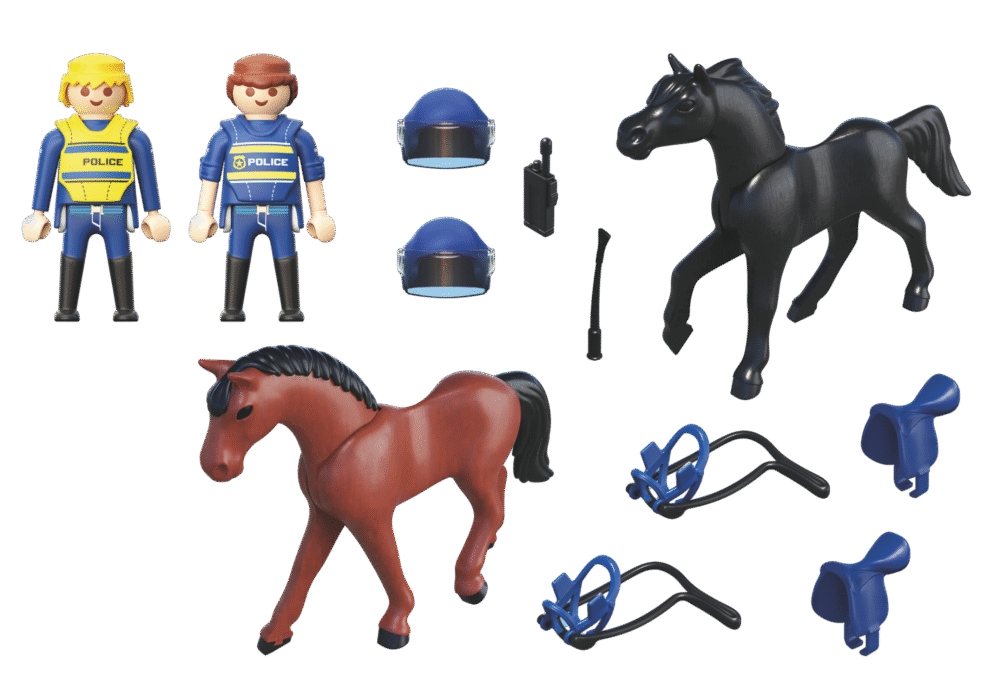 Alternative view of Playmobil 71877 Police Squadron ตำรวจ สายตรวจม้า