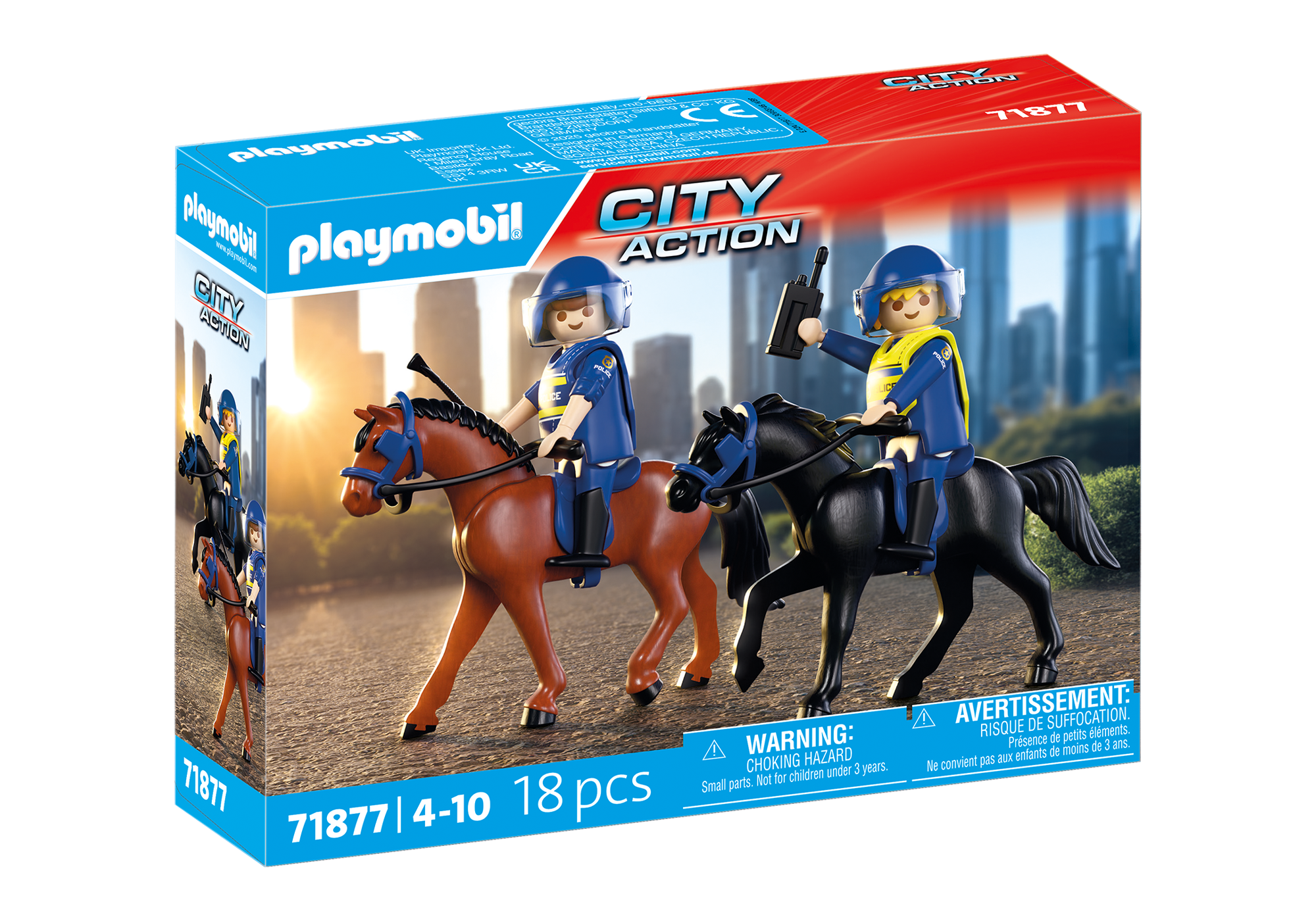 Playmobil 71877 Police Squadron ตำรวจ สายตรวจม้า - Image 3