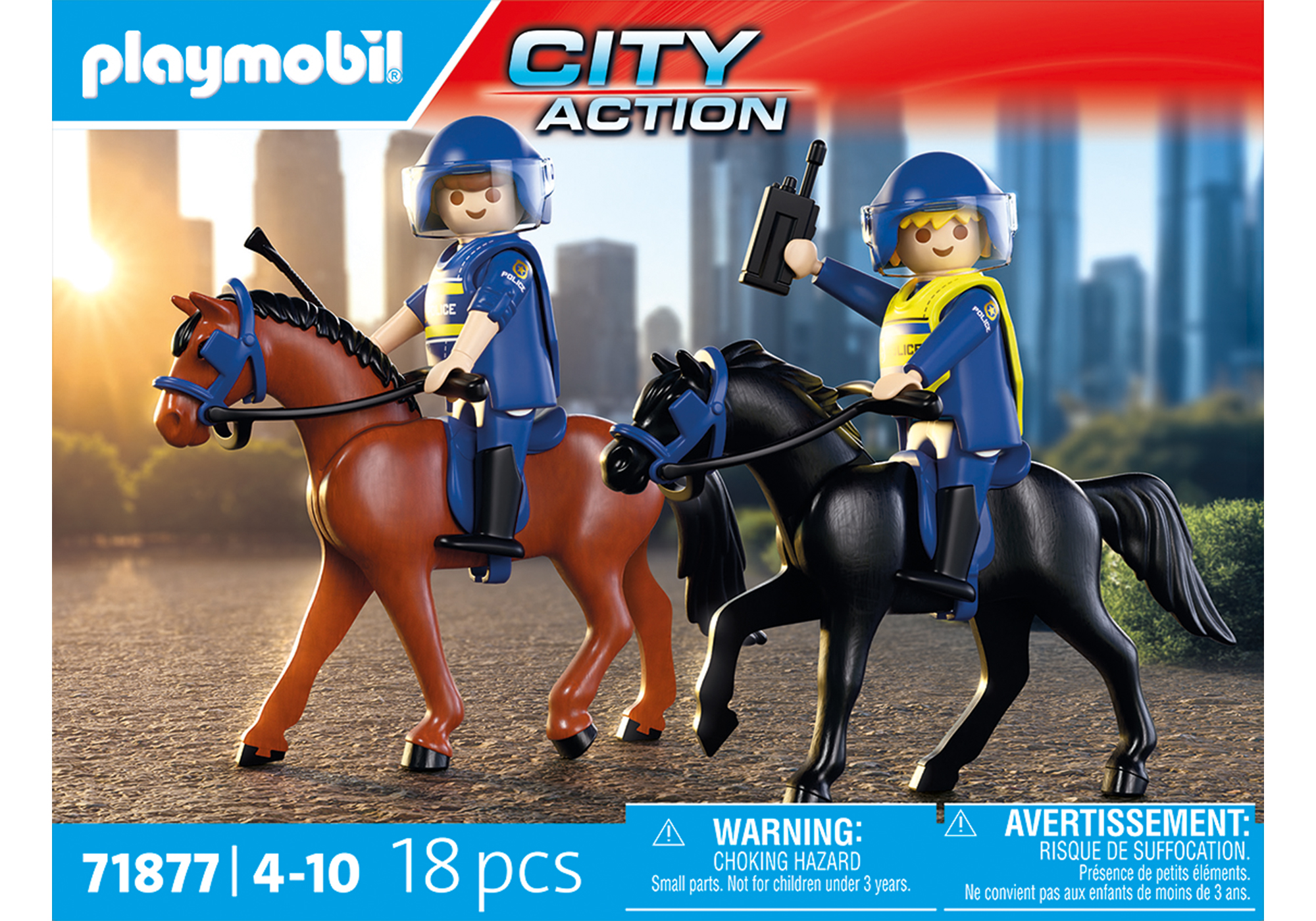Playmobil 71877 Police Squadron ตำรวจ สายตรวจม้า - Image 5