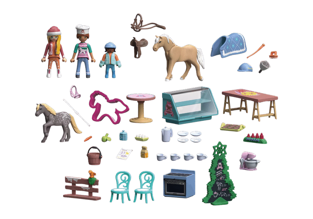 Alternative view of Playmobil 71952 Christmasbaking at the Rider Café แอดเว้นท์ คาเฟ่นักขี่ม้าอบขนมคริสต์มาส