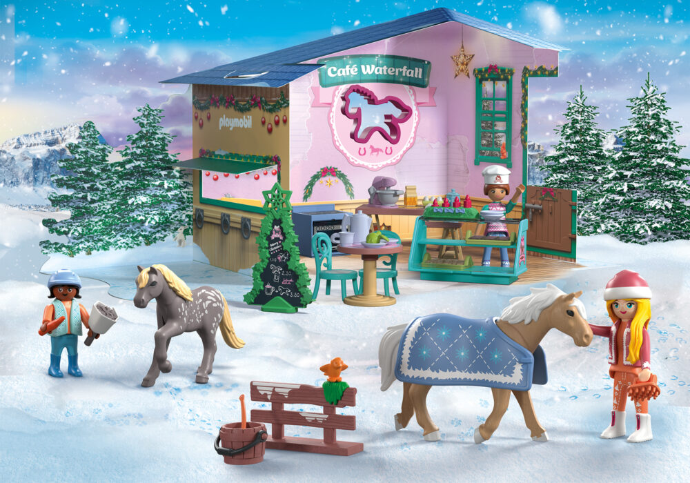 Playmobil 71952 Christmasbaking at the Rider Café แอดเว้นท์ คาเฟ่นักขี่ม้าอบขนมคริสต์มาส