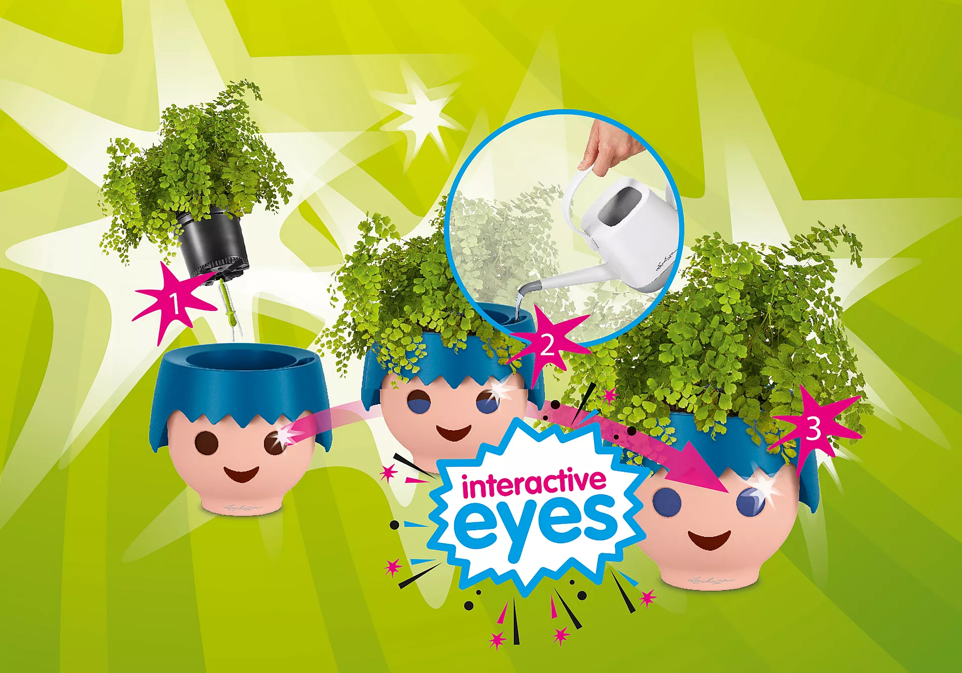 Playmobil 19041 OJO - All-in-One Set ruby pink OJO กระถางต้นไม้สีชมพู บอกระดับน้ำได้ - Image 3