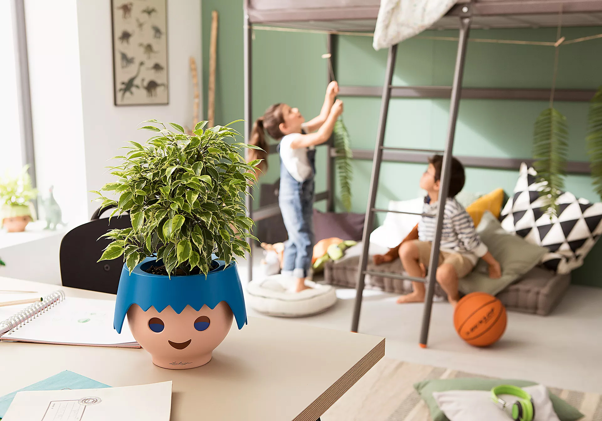 Playmobil 19041 OJO - All-in-One Set ruby pink OJO กระถางต้นไม้สีชมพู บอกระดับน้ำได้ - Image 4