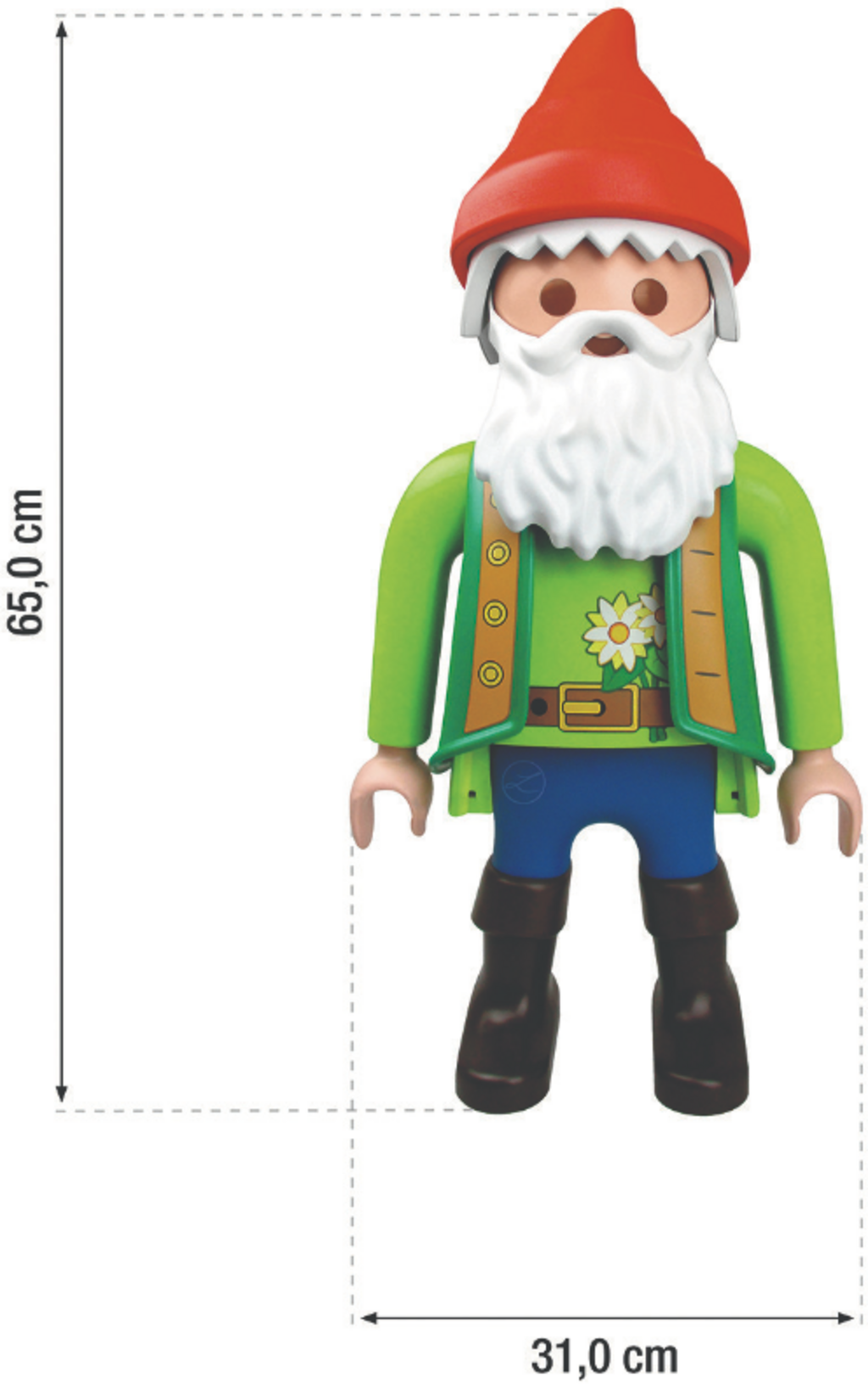 Playmobil 19067 Mega Figure - Garden gnome Paul (65 cm) ฟิกเกอร์XXL โนม์ทำสวน "พอล" - Image 3