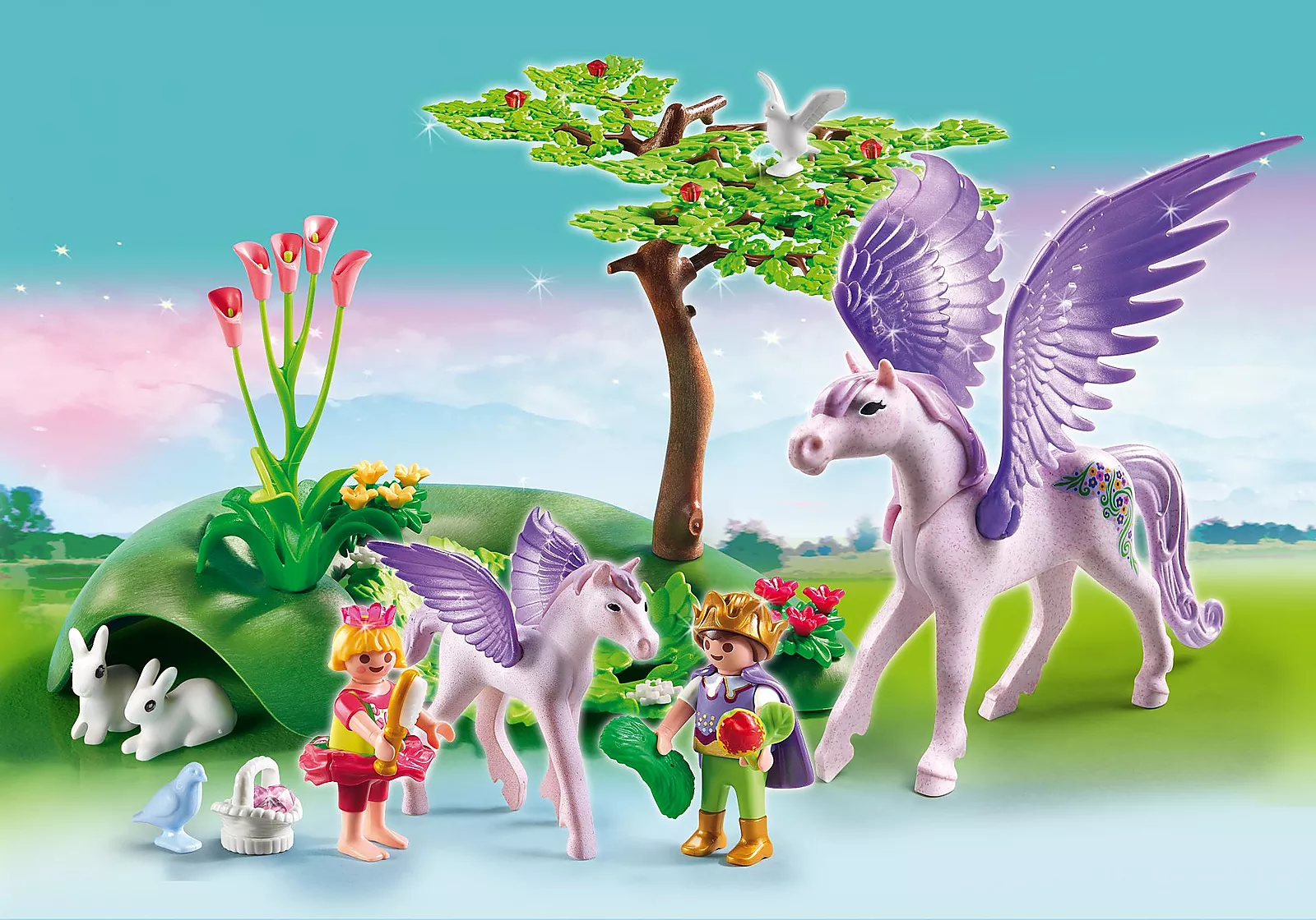 PLAYMOBIL® PLUS 5478 Royal Children with Pegasus and Baby ราชกุมารกับเพกาซัส