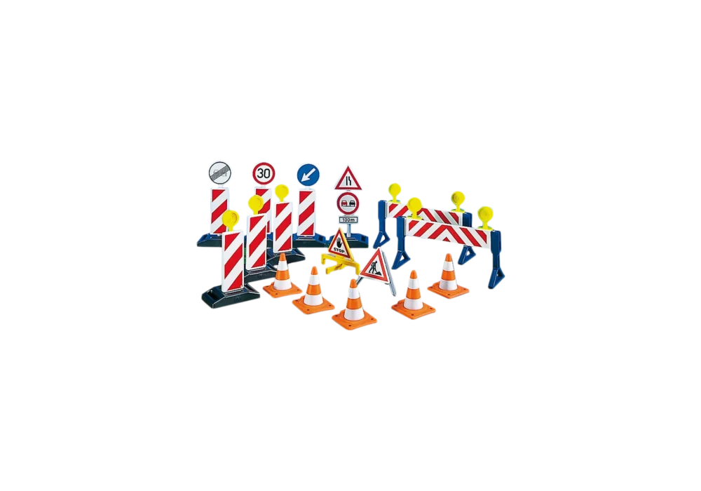PLAYMOBIL® PLUS 7280 Construction Site Signs เอ็กซ์คลูซีฟ ป้ายไซต์งานก่อสร้าง