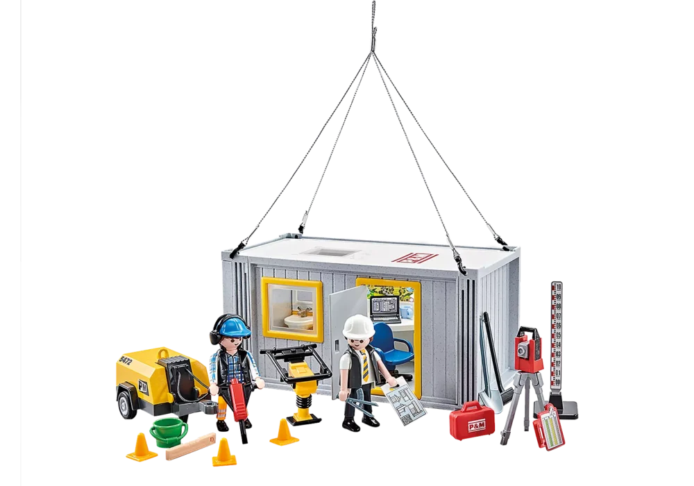 PLAYMOBIL® PLUS 9843 Construction Site Office สำนักงานไซต์งานก่อสร้าง