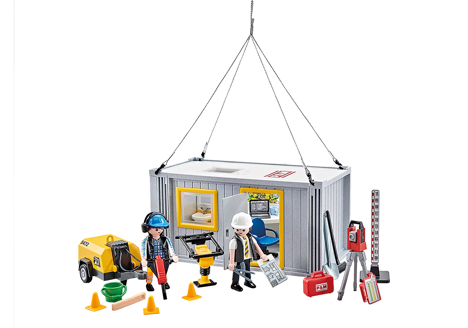 PLAYMOBIL® PLUS 9843 Construction Site Office สำนักงานไซต์งานก่อสร้าง