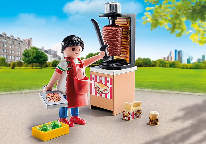 Playmobil 9088 Special Plus Kebab Vendor สเปเชียล ร้านขายเนื้อเคบับ