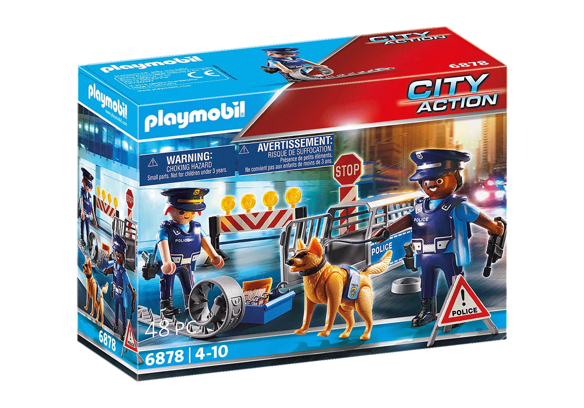 Playmobil 6878 Police Roadblock ตำรวจ ด่านตรวจ - Image 2