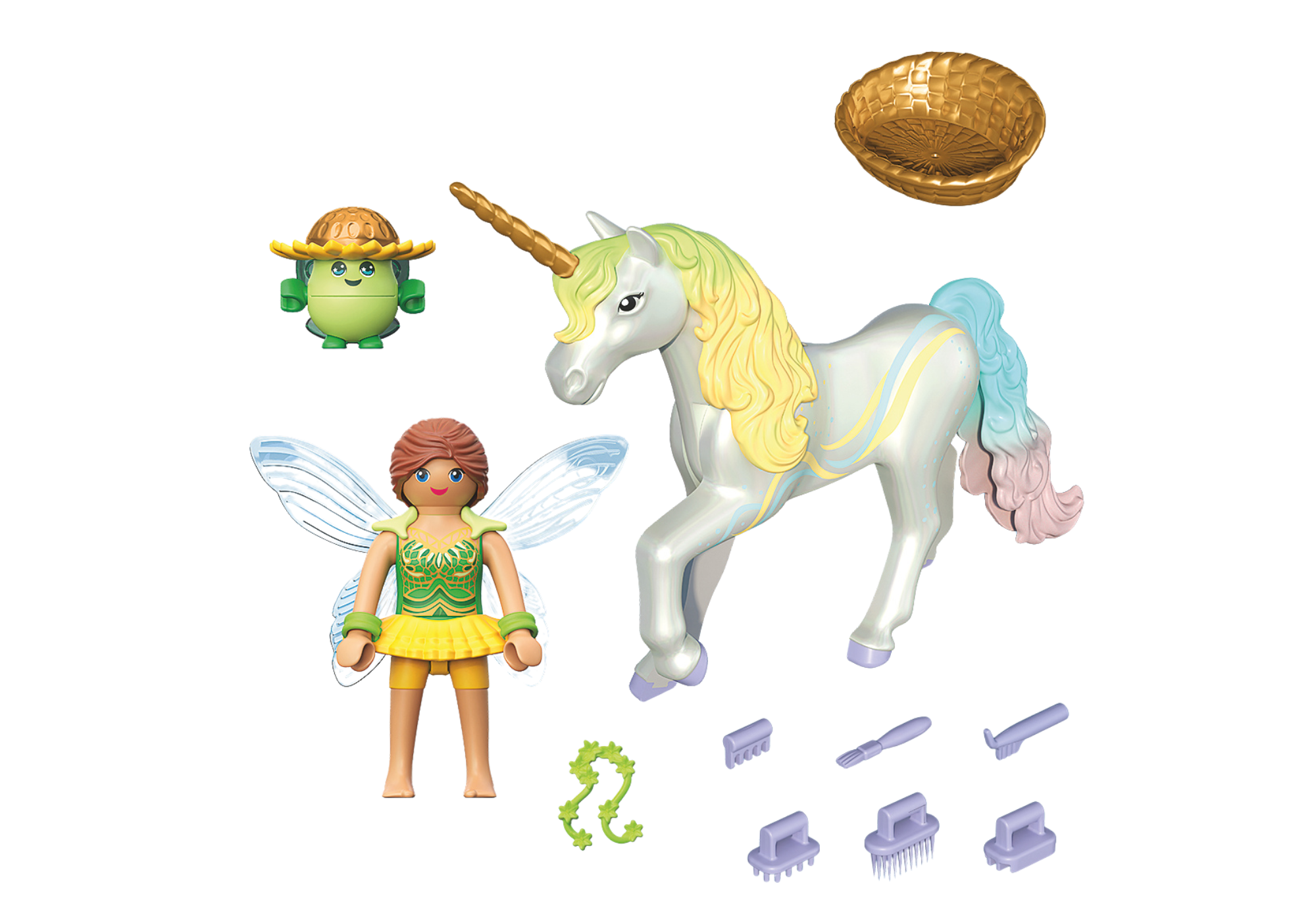 Playmobil 71840 Collectible Unicorn Rainbow Flower with Fairy ยูนิคอร์นแฟนตาซี เรนโบว์ฟลาเวอร์ จอยลี่ และนางฟ้า - Image 3