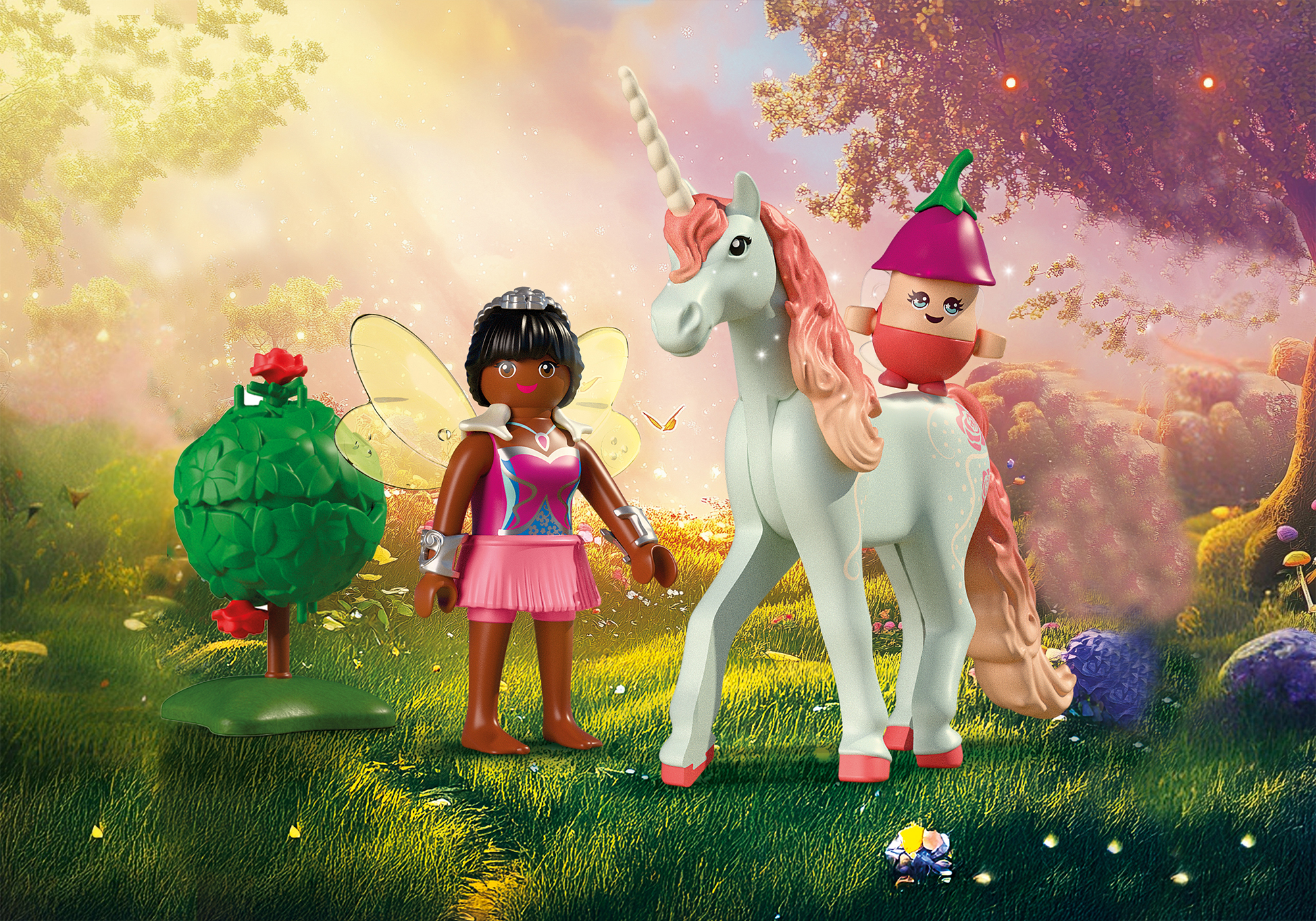 Playmobil 71841 Collectible Unicorn Sky Rose with Fairy ยูนิคอร์นแฟนตาซี สกายโรส จอยลี่ และนางฟ้า